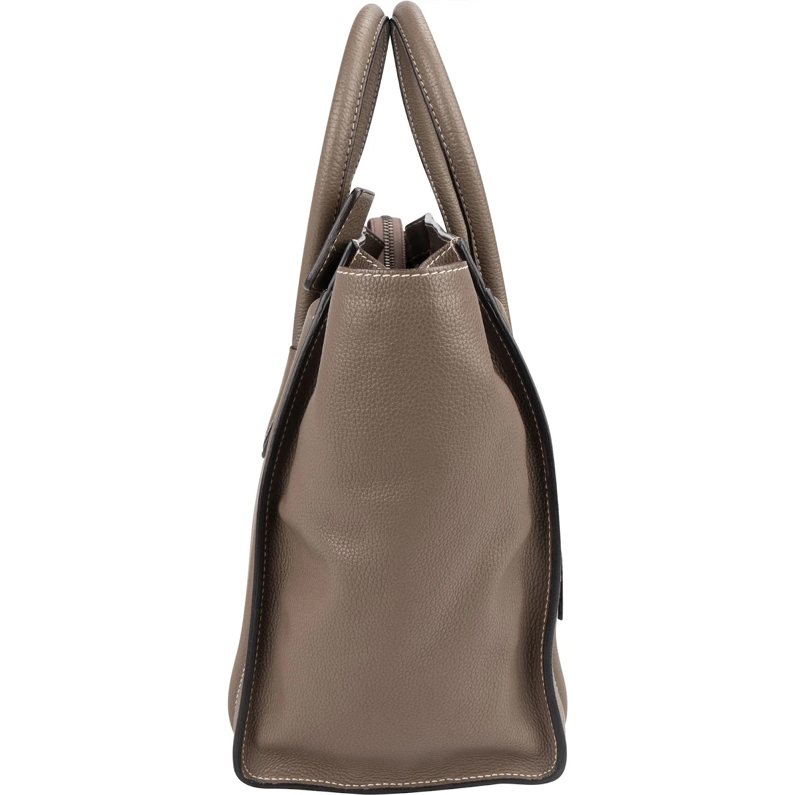 Celine Grained Leather Luggage Handbag Bag image 4