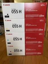 Canon 055H High Yield Toner Set 4 Pack CMYK Cartridge LBP664/MF741/743/745 - NEW