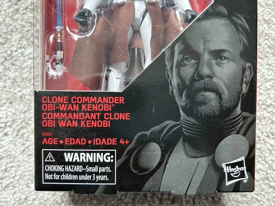 Star Wars The Black Series Clone Commander Obi-Wan Kenobi - Exclusivo de Walgreens Foto 4 de 4
