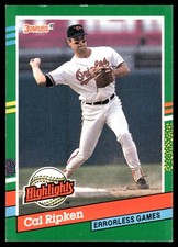 Cal Ripken Jr. 1991 Donruss #BC-17 Orioles MLB READ FREE SHIPPING AutographDen