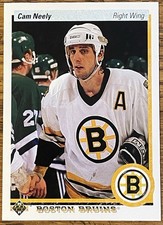 Cam Neely 1990-91 Upper Deck Hockey Card #156 Boston Bruins NHL HOF Free Ship