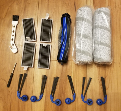 15 Pcs Replacement Parts for Ecovacs Deebot X11 OmniCyclone Robot Vacuum