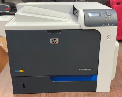 HP Color LaserJet CP4025 Color Laser Printer   Tested   New Solenoids  CC489A