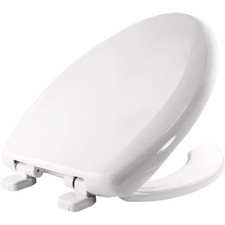 Bemis 1250TTA-000 White Elongated Toilet Seat 18.75 L x 2.31 H x 14.31 W in.