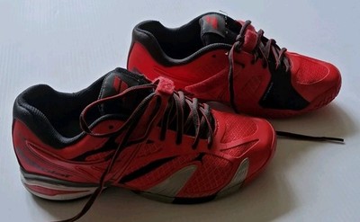 BABOLAT Tennis Sneakers Shoes Ortholite Red/Black Womens US 7.5 EU 38.5 $125