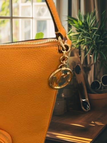 Michael Kors Merritt Women Large Leather Zip Pocket Cargo Shoulder Bag Handbag - Picture 53 of 95