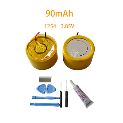 2X  1254 3.85V 90mAh High capacity Battery for Wireless headphones