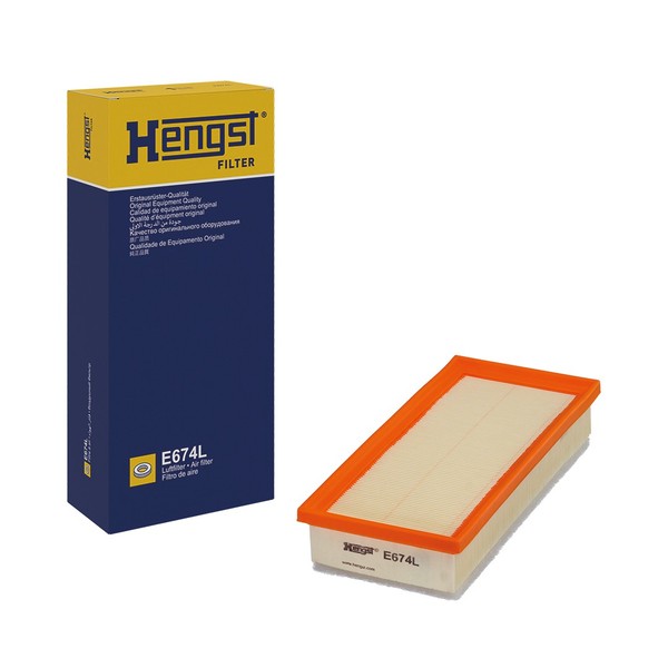 Luftfilter-Einsatz 60 Mm Hengst Filter Passend FüR U.A. Alfa Romeo 147-image