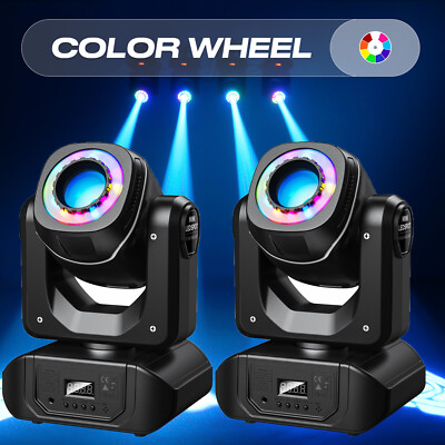 2X 120W RGBW LED Moving Head Stage Light DMX DJ Disco Club Party Beam Spot Light