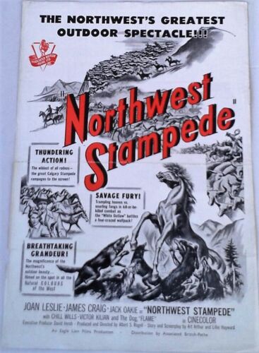 Original British Film Poster - 'Northwest Stampede ' (1948) - Imagen 2 de 3