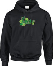 Lucky Sports Script St Patricks Day Lock of the Irish Pride Ireland Mens Hoodie