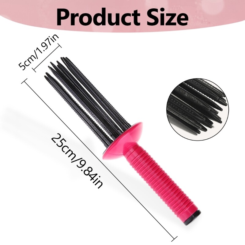Hairstyling Tools,Round Combs Hair Brush,Curly Hair Styler Tool,Hair