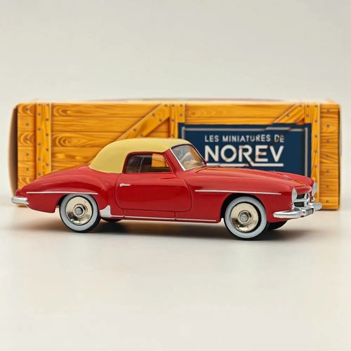190 SL Red Diecast Car Model 1:43 Scale - Imagen 4 de 7