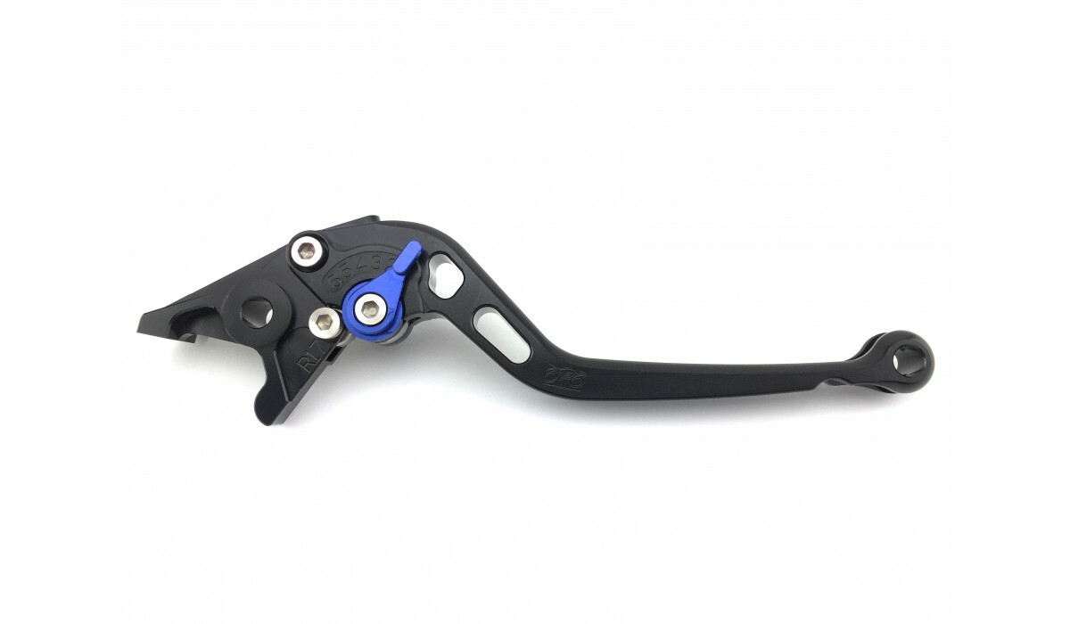 Levier d'embrayage Buell X1 Lightning 2000-2003 long noir et bleu