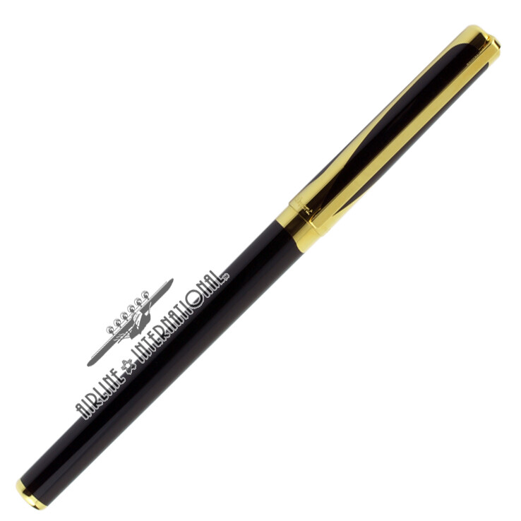 S.T. Dupont Art Nouveau Black and Gold Fountain Pen #225/4000