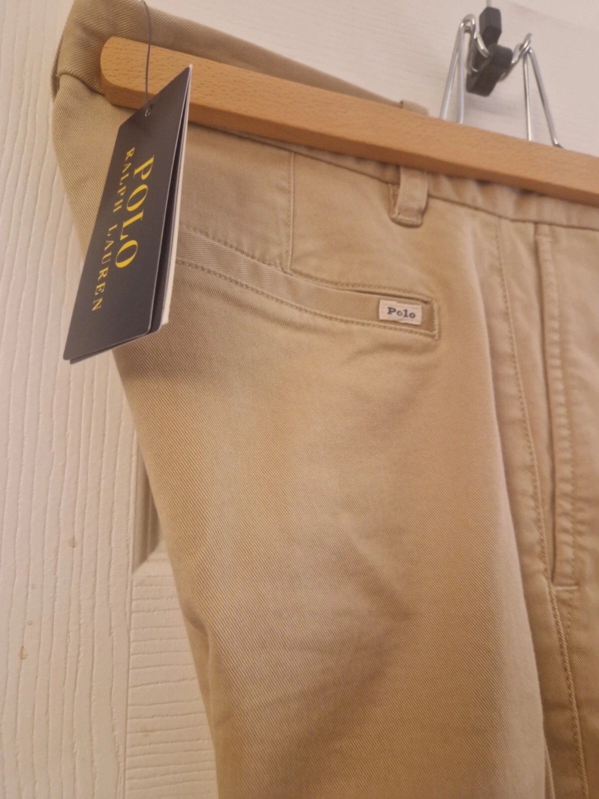 Bnwt New Ralph Lauren Capri Pants Ladies Cropped Trousers Beige