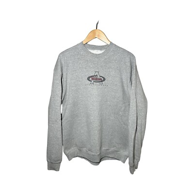 Vtg 90s Wilson Pullover Sweatshirt Sz XL Crewneck Long Sleeve Athletic Wear  Grey