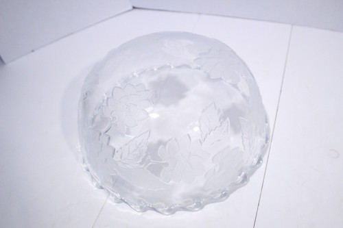 Crystal Clear Studios Chrysantheme mattierte Schüssel 10,5” x 4,5” Stil #301854 - Bild 14 von 14