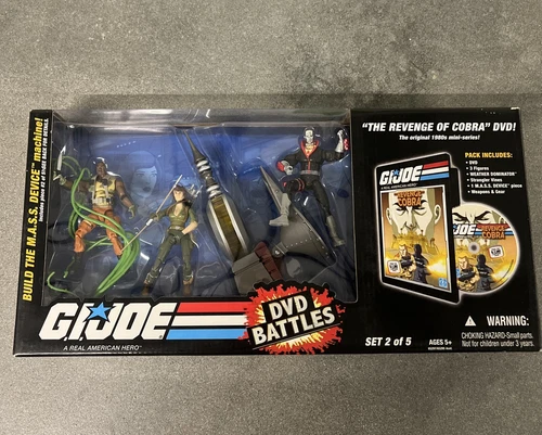 GI Joe DVD Battles set 2 MASS Device Machine Hasbro 2008 -unopened