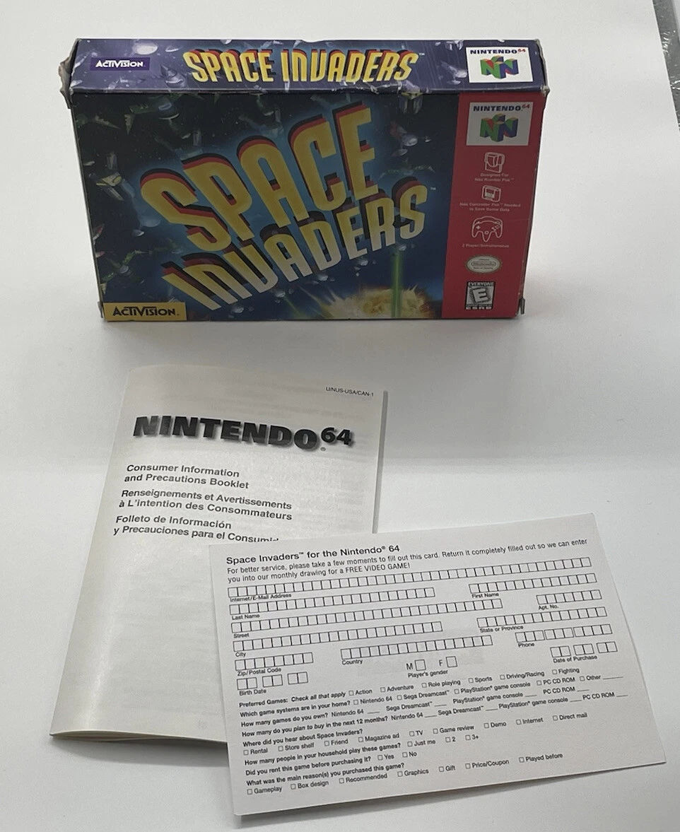 Nintendo 64 2025 space invaders