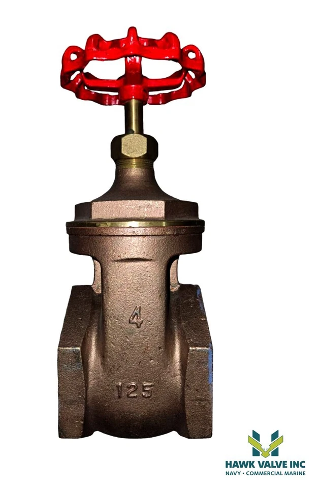 4" Bronze 125 Non-Rising Gate Valve (FIG.273) RED-WHITE VALVE CO. - Image 2 of 4