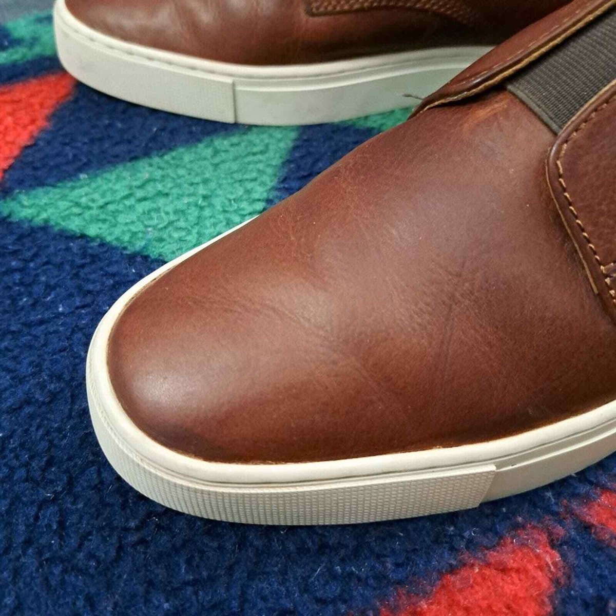 %Frye Shoes Men Size 10.5 M Brown Casual Sneaker Leather Style D5 Frye Size 10.5 Brown Leather Men main image 4