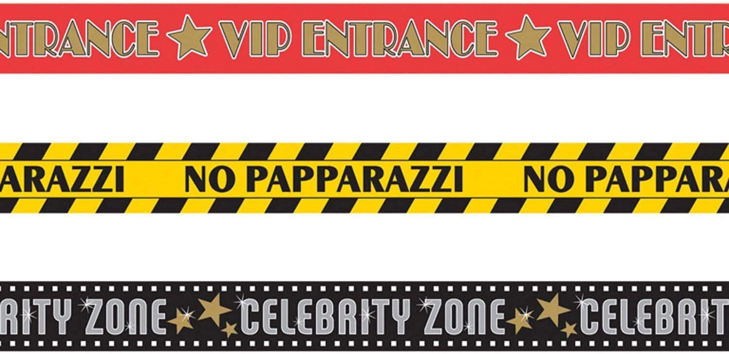 amscan 10022374 Лента для вечеринок Ассорти из голливудских знаменитостей-1 шт