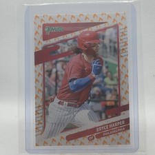 2021 Panini Donruss Baseball Bryce Harper On Fire /75