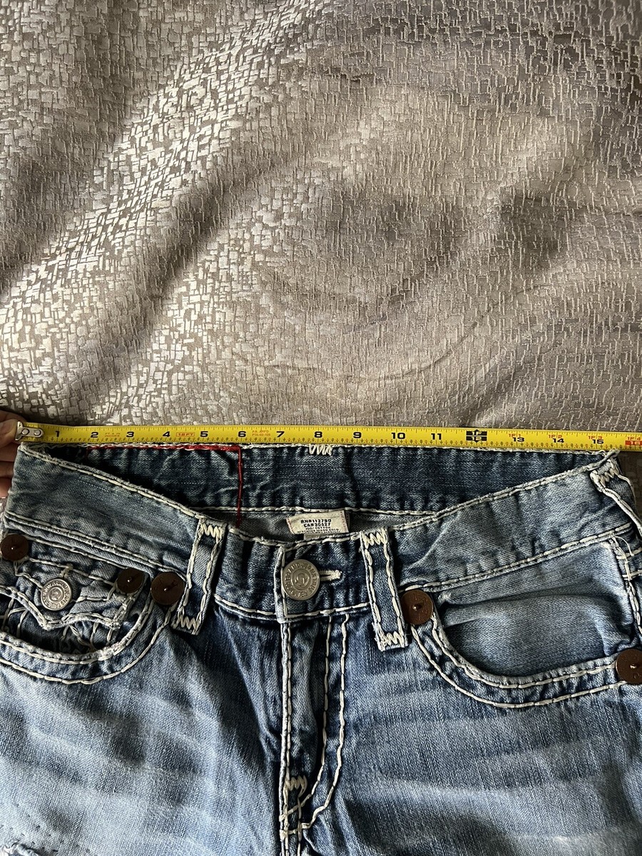 True Religion World Tour Men BILLY SUPER T Jeans 30 Short True Religion World Tour Men BILLY SUPER T Jeans 30 Short