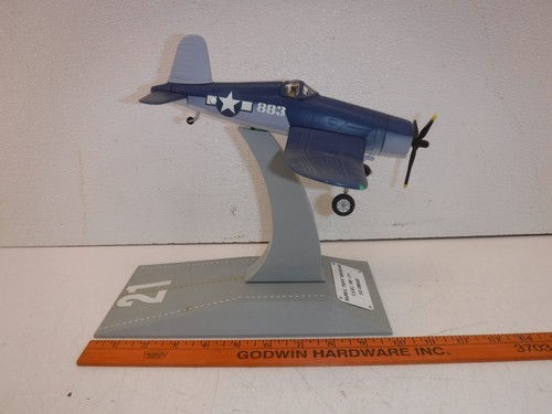 Vintage Pappy Boyington F4U Corsair WWII Plane Coin Bank 1 of 2500. No Key. - Picture 7 of 24