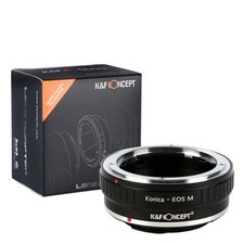 K F Concept Lens Mount Adapter for Konica AR Lens to Canon EOS M3 M5 Camera Body