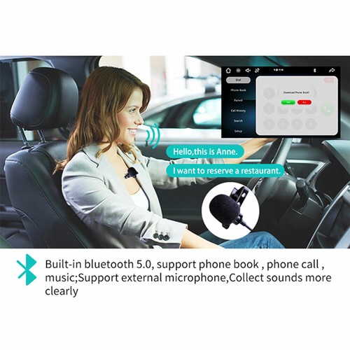 For Car Dash Player Wireless Carplay Android Auto 7.5 inch Monitor Touch Screen - Picture 9 of 12
