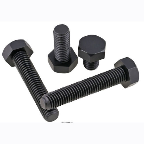M10 x 1.5 10mm DIN 933 Negro Plástico Nylon Cabeza Hexagonal Tapa Juego Tornillos / PERNO - Imagen 4 de 4