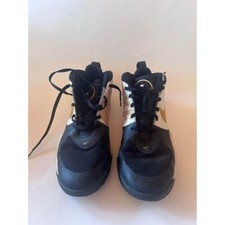 Nike Team Hustle D9 Shoes Black/Gold Kids Sz 7Y AQ4224-004
