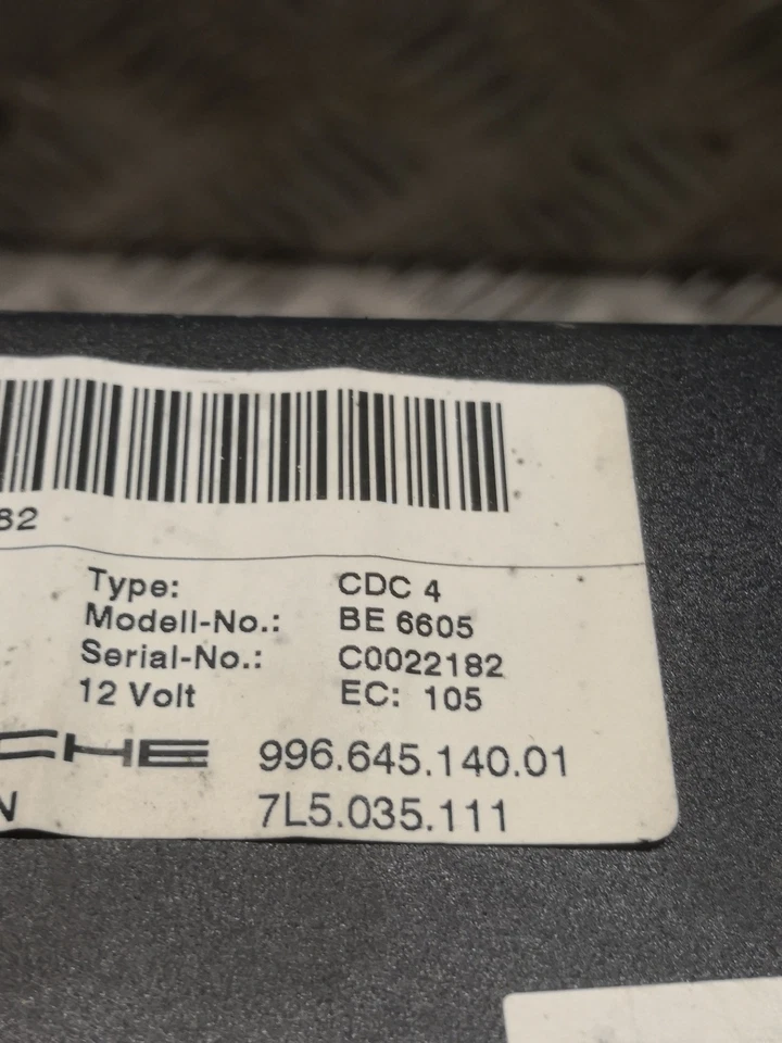 PORSCHE Cayenne 955 S Caricatore CD Con Cartuccia 7l5035111 - Immagine 3 di 3