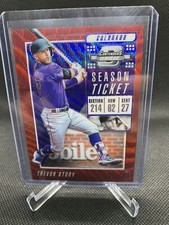 2019 Panini Chronicles Contenders Optic Ruby Wave Trevor Story #’d 60/199