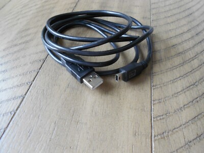 SEAGATE USB CABLE to mini-B end charging hard drive connector etc approx 5' long
