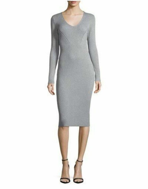michael kors ribbed sweater dress