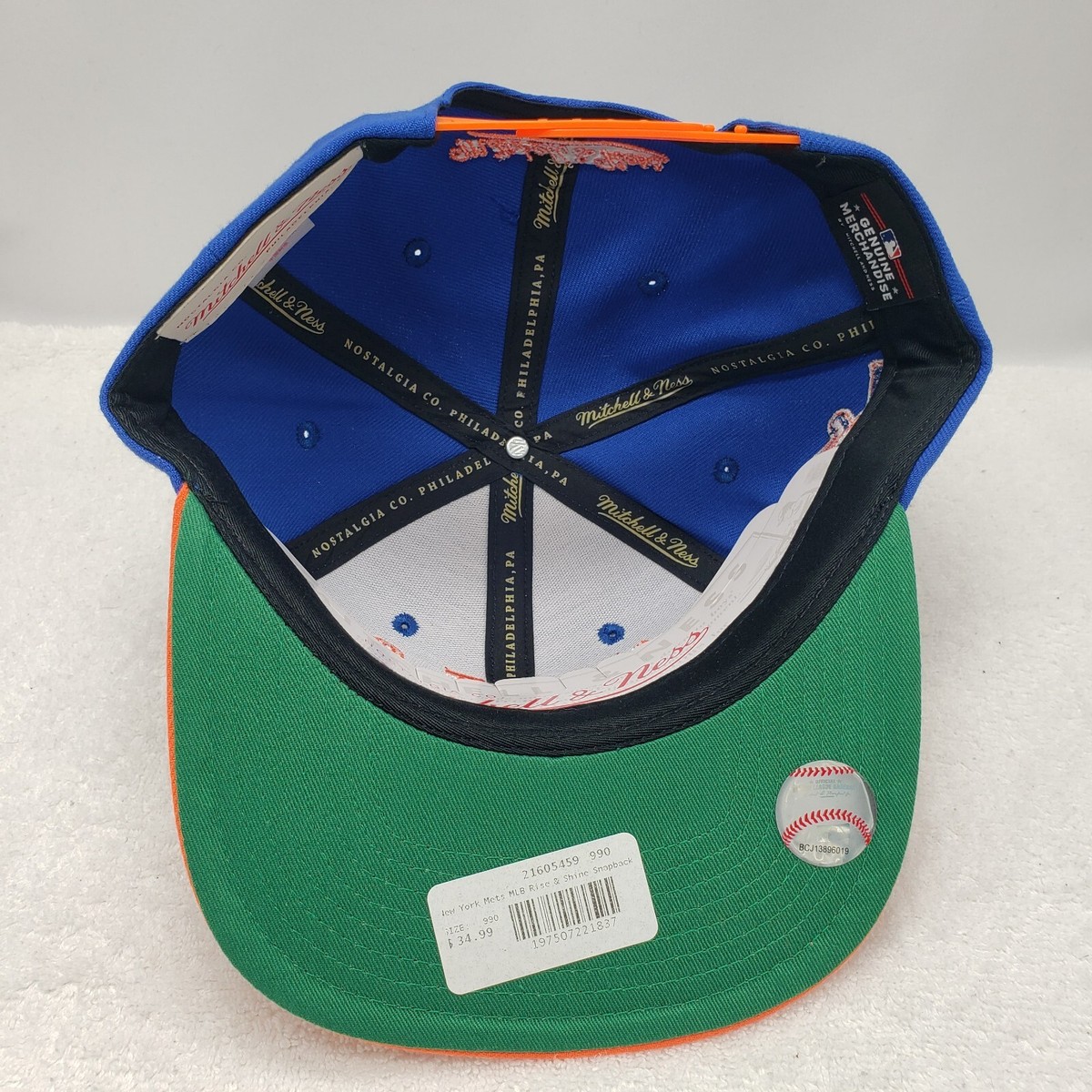 New York Mets MLB Mitchell & Ness 25th Anniversary Snapback Hat