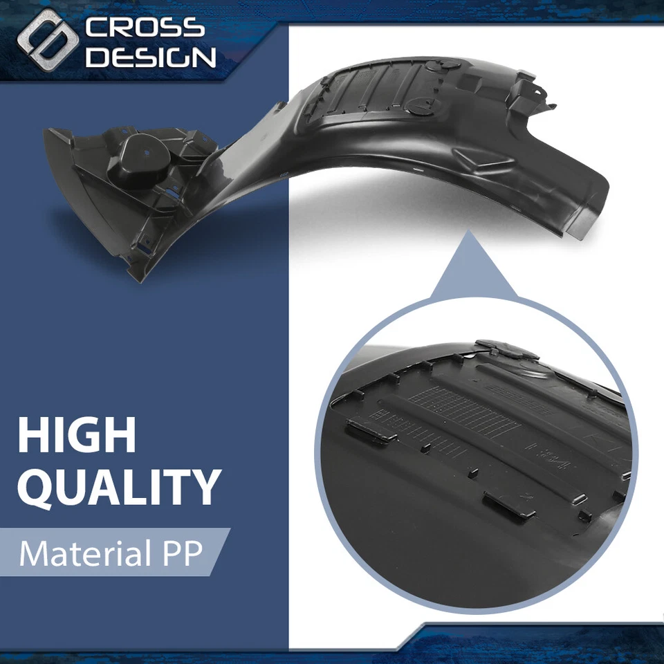 Брызговик подходит для левой передней секции со стороны водителя для BMW X1 2012-2015 годов выпуска - Изображение 4 из 4