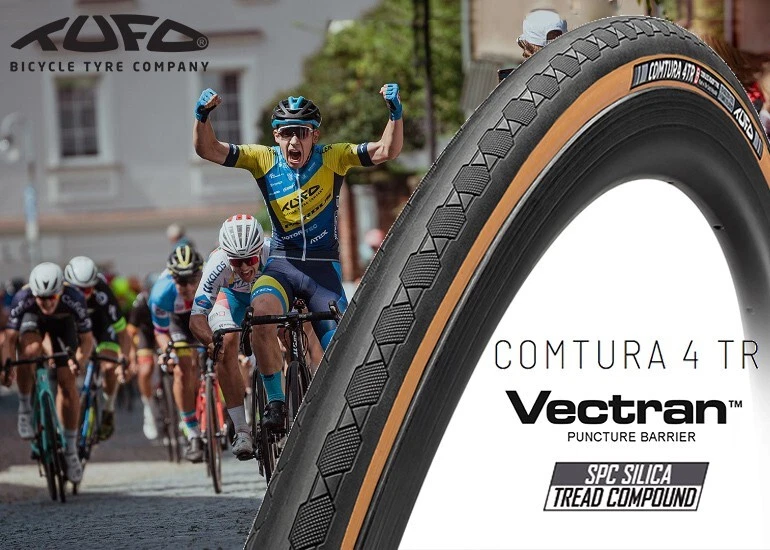 Set of Tufo Comtura TLR 700 x 28c Tubeless Ready Road Bike Tyres Tanwall 28mm - image 2 of 4