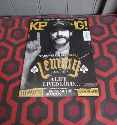 Kerrang! Lemmy Special Tribute Magazine New Excellent Condition Issue # 1601 Jan