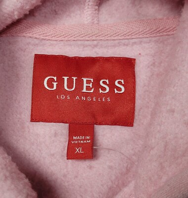 Women's Guess Los Angeles Pink Hoodie Size XL | eBay