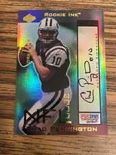 2000 Edge Rookie Ink Holo Chad Pennington NY Jets Autograph PSA DNA #175/510 #CP