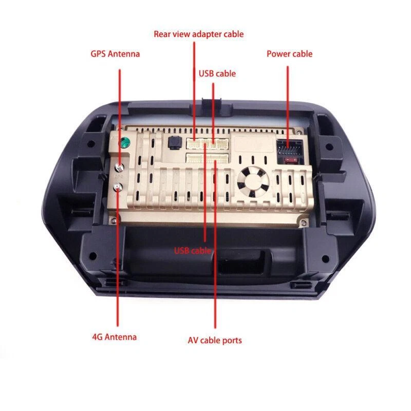 8" Android 10 Car Stereo Radio Gps Navi Carplayer For Chevrolet Camaro 2015-2021 - Image 4 of 4