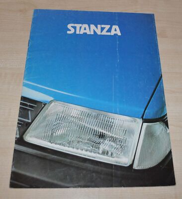 Nissan Datsun Stanza Brochure Prospekt DE Edition | eBay