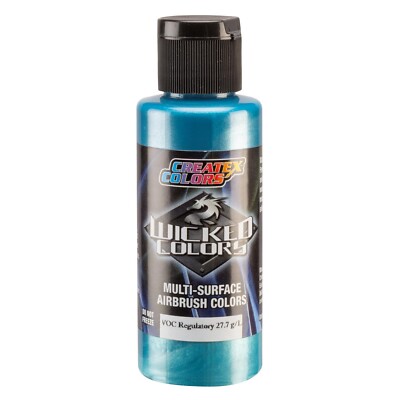 (253,00 /1l) Createx Wicked - W309 Pearl Teal - 60ml Airbrush Farbe 116309