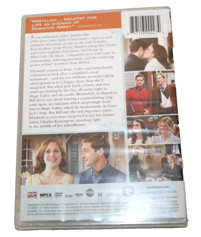 When Calls The Heart DVD Heart Of The Family Hallmark 2015 - Image 2 of 2