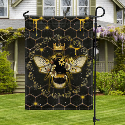 Bee Flag Vintage Queen Bee