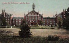 Nashville Tennessee TN Insane Asylum psychiatric hospital Vtg Postcard G20
